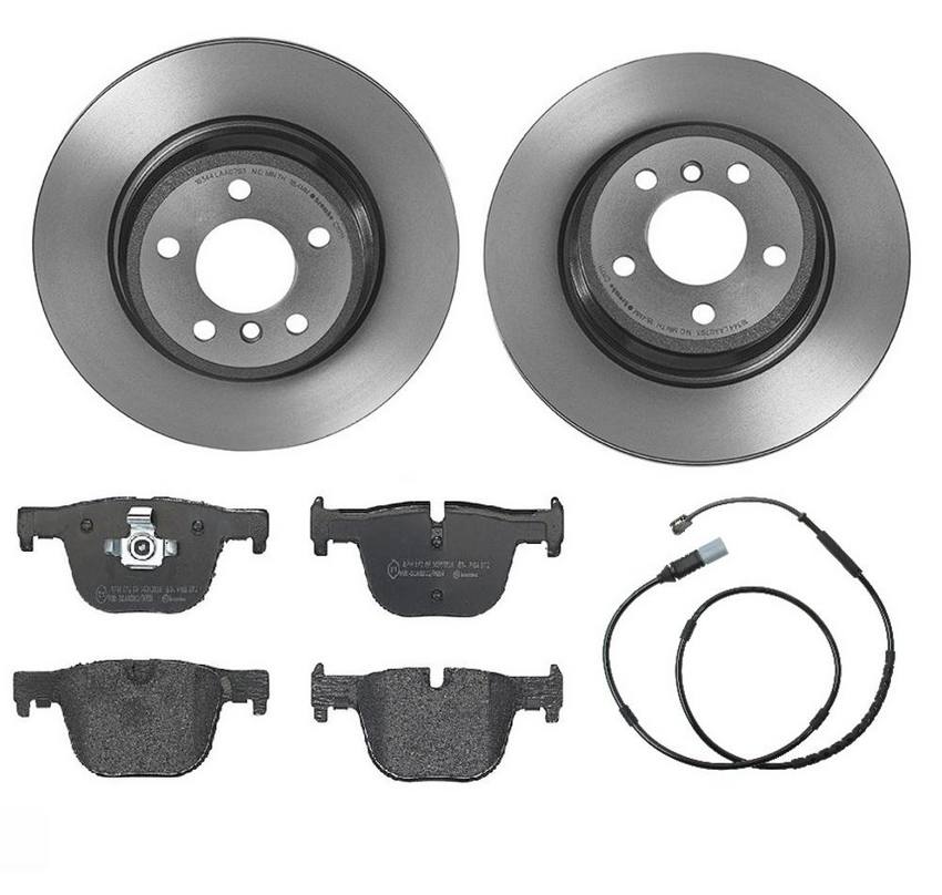 BMW Brembo Brake Kit - Pads and Rotors Rear (330mm) (Low-Met) 34356792292 - Brembo 1534678KIT